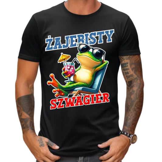 Koszulka męska dla szwagra - Żajebisty Szwagier DSZ01 - StoryCups.pl