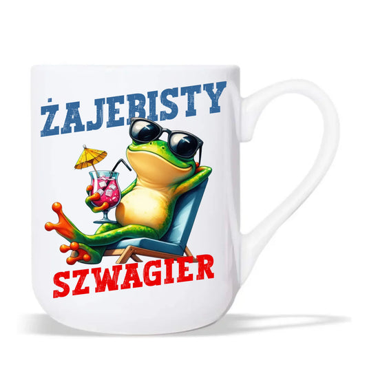 Kubek elegant dla szwagra - Żajebisty Szwagier DSZ01 - StoryCups.pl