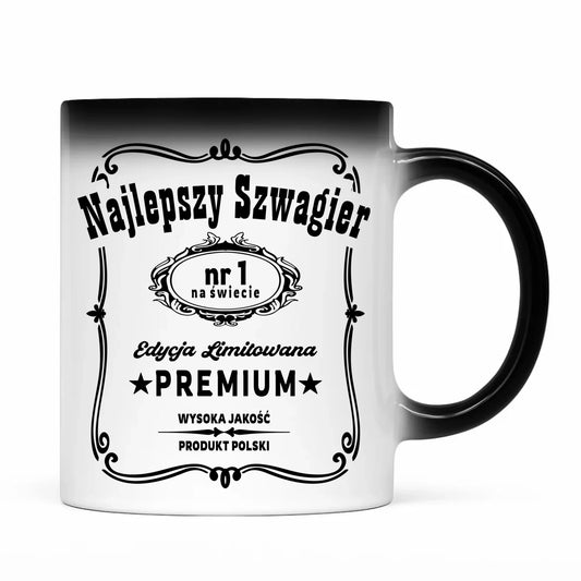 Kubek magiczny dla szwagra - Najlepszy Szwagier Edycja Limitowana DSZ02 - StoryCups.pl