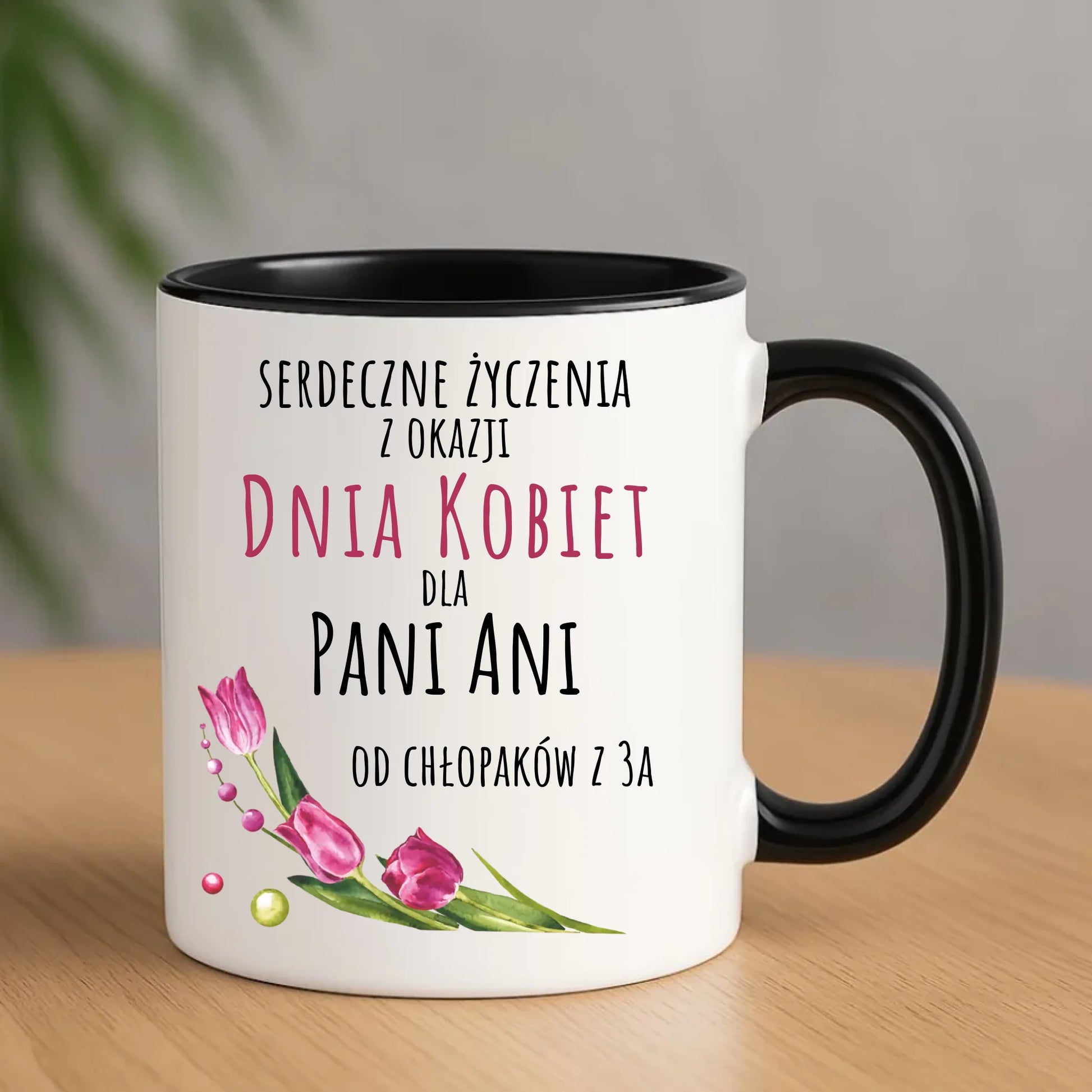 Kubek na Dzień Kobiet - Serdeczne życzenia - personalizowany DK01 - StoryCups.pl