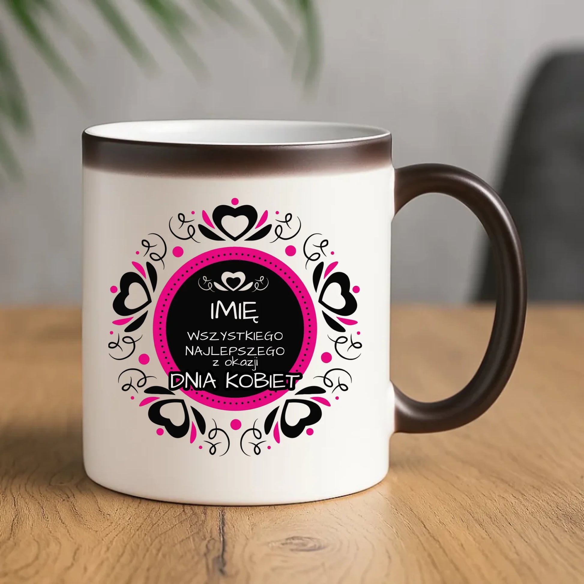 Kubek magiczny na Dzień Kobiet - Wszystkiego Najlepszego - personalizowany DK02 - StoryCups.pl