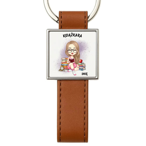Brelok - Książkara - Prezent dla miłośniczki czytania książek - personalizowany DZ04 - StoryCups.pl