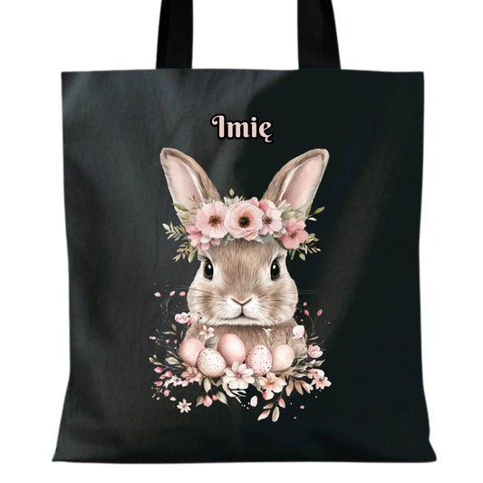 Torba na Wielkanoc - Zajączek Boho - personalizowana WN05 - StoryCups.pl
