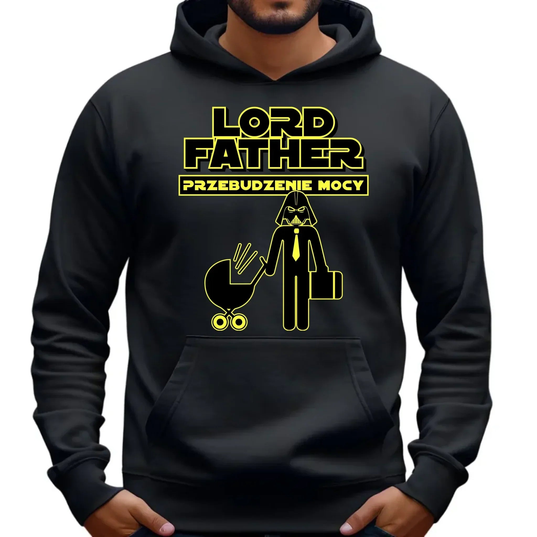 Lord Father przebudzenie mocy | Bluza męska z kapturem dla taty DT64 - StoryCups.pl