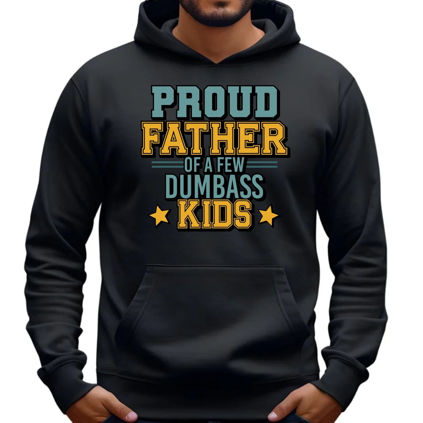 Proud father | Bluza męska z kapturem dla taty DT70 - StoryCups.pl