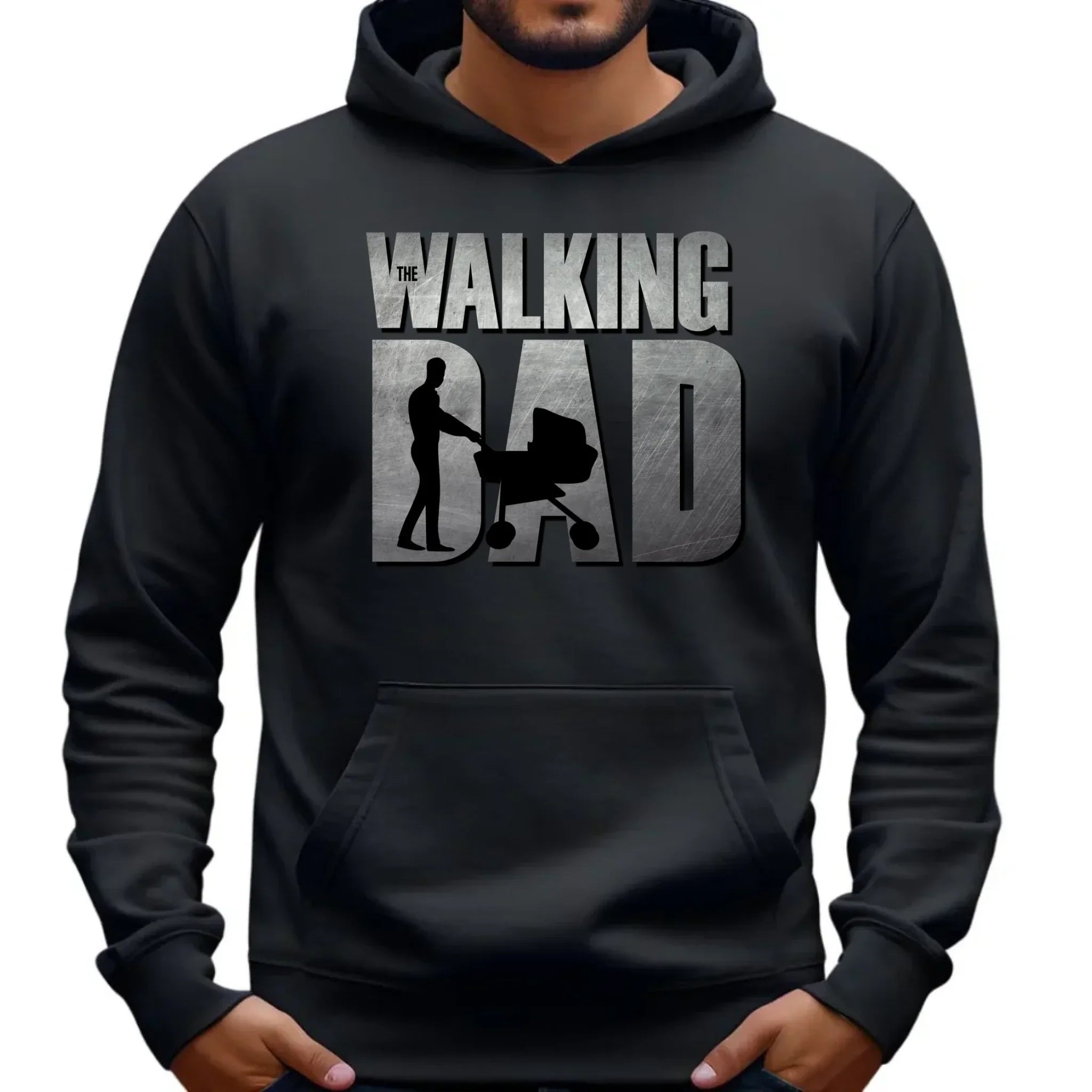 The Walking Dad | Bluza męska z kapturem dla taty DT46 - StoryCups.pl