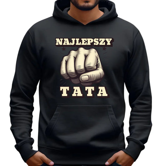 Najlepszy tata | Bluza męska z kapturem dla taty DT22 - StoryCups.pl