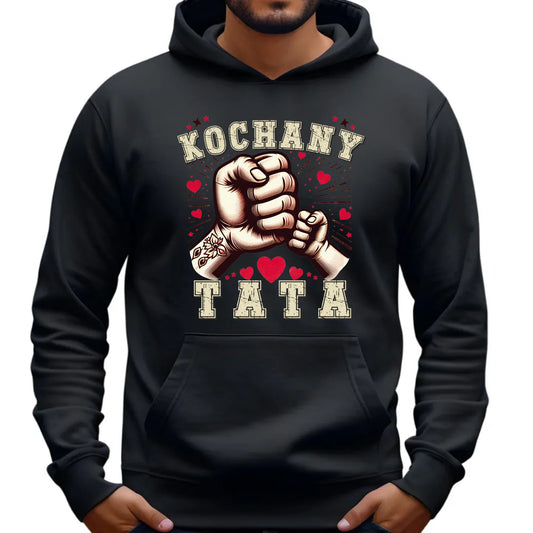 Kochany Tata | Bluza męska z kapturem dla taty DT18 - StoryCups.pl