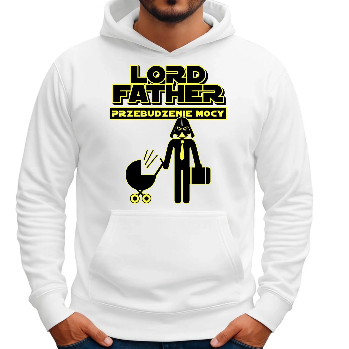 Lord Father przebudzenie mocy | Bluza męska z kapturem dla taty DT64 - StoryCups.pl