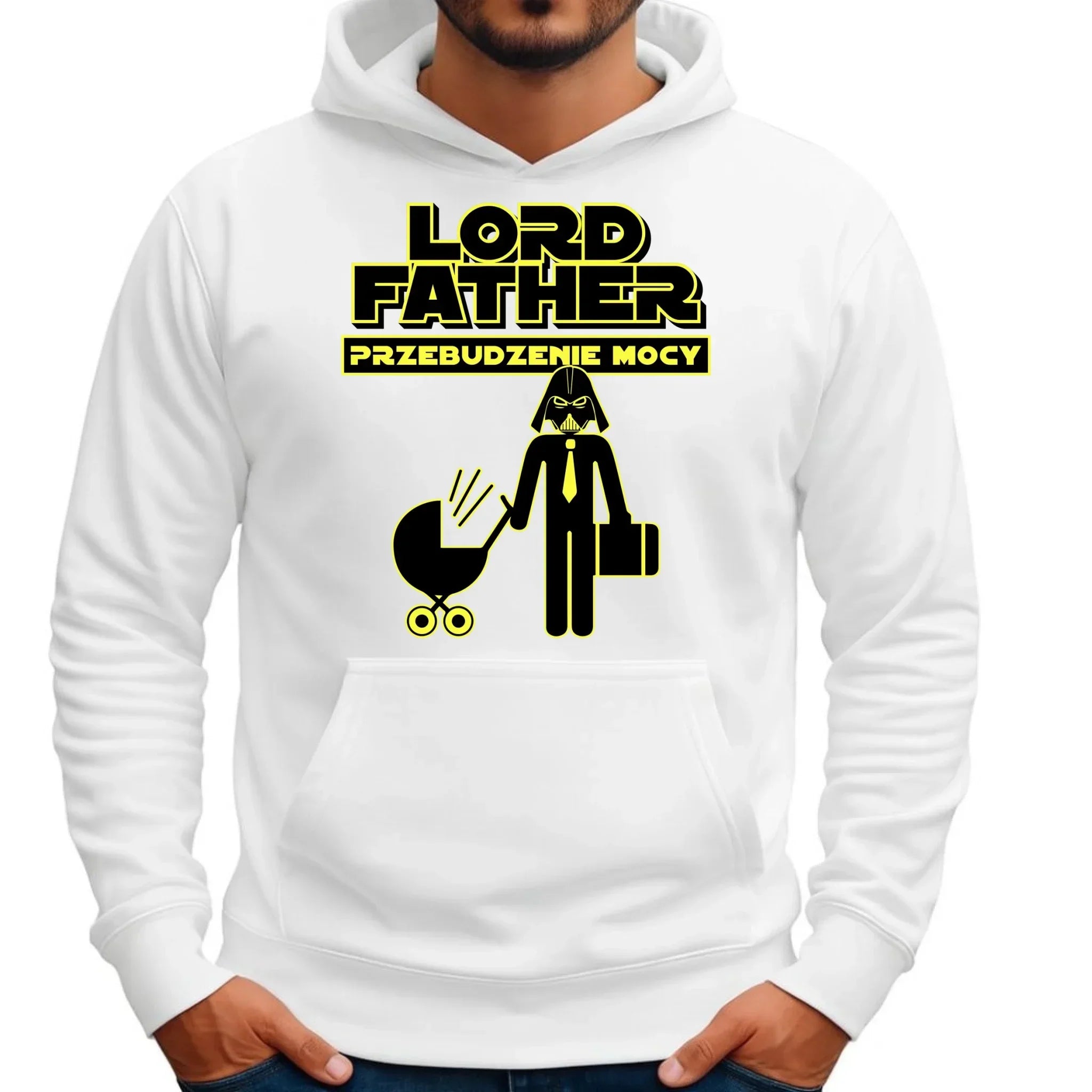 Lord Father przebudzenie mocy | Bluza męska z kapturem dla taty DT64 - StoryCups.pl