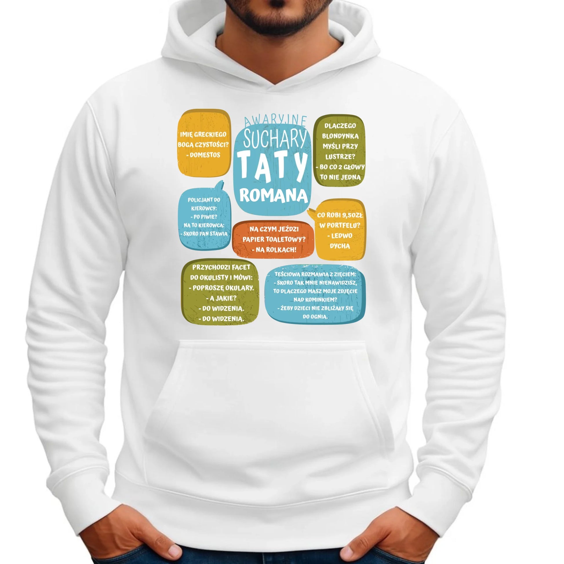 Suchary Taty | Bluza męska z kapturem na prezent DT55 - StoryCups.pl