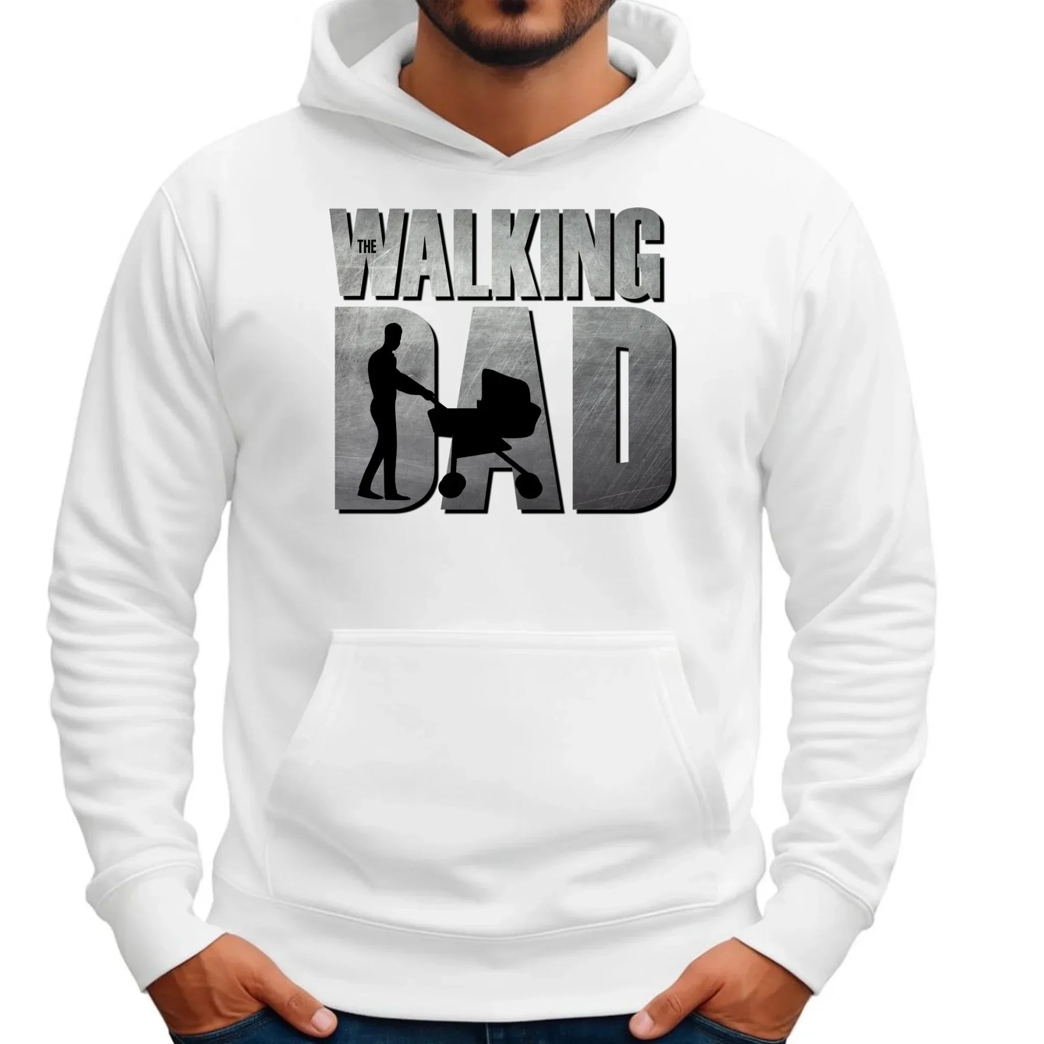 The Walking Dad | Bluza męska z kapturem dla taty DT46 - StoryCups.pl