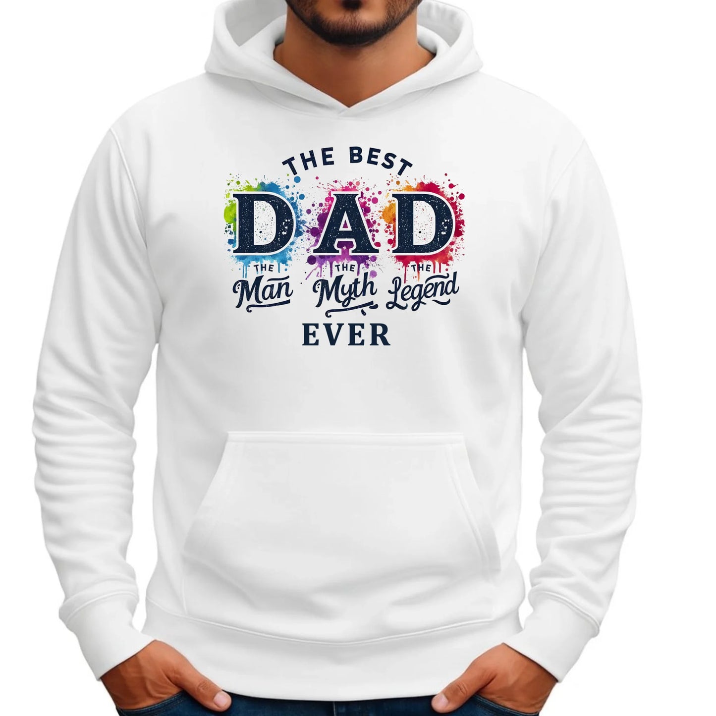 The best dad ever | Bluza męska z kapturem dla taty DT74 - StoryCups.pl