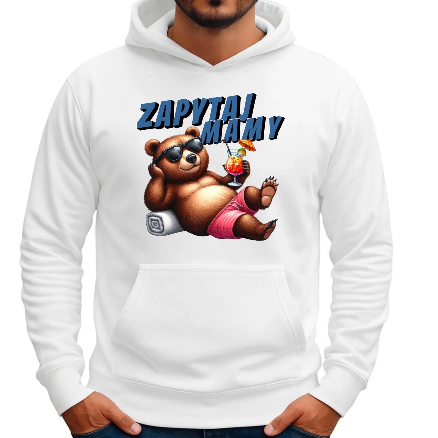 Zapytaj mamy | Bluza męska z kapturem dla taty DT77 - StoryCups.pl