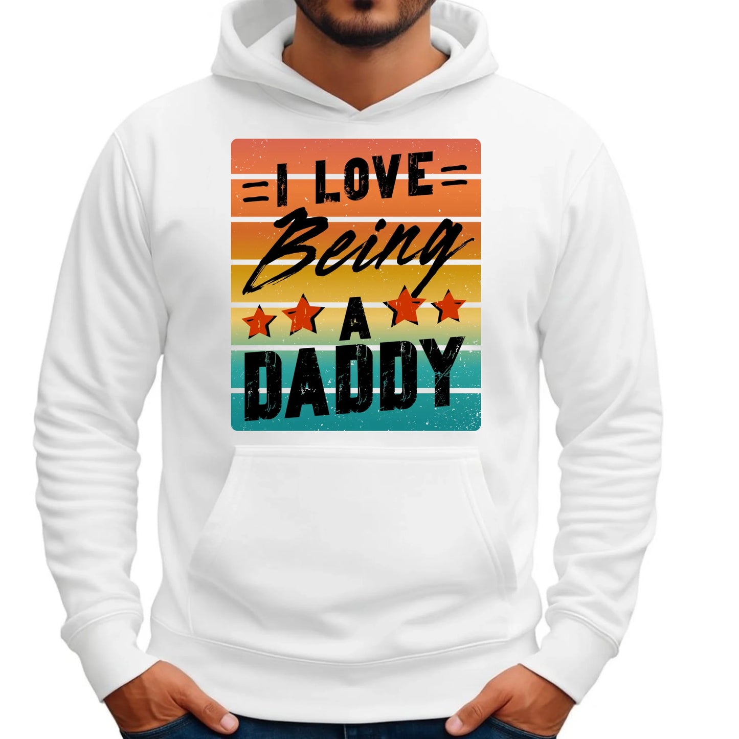I love being a daddy | Bluza męska z kapturem dla taty DT76 - StoryCups.pl