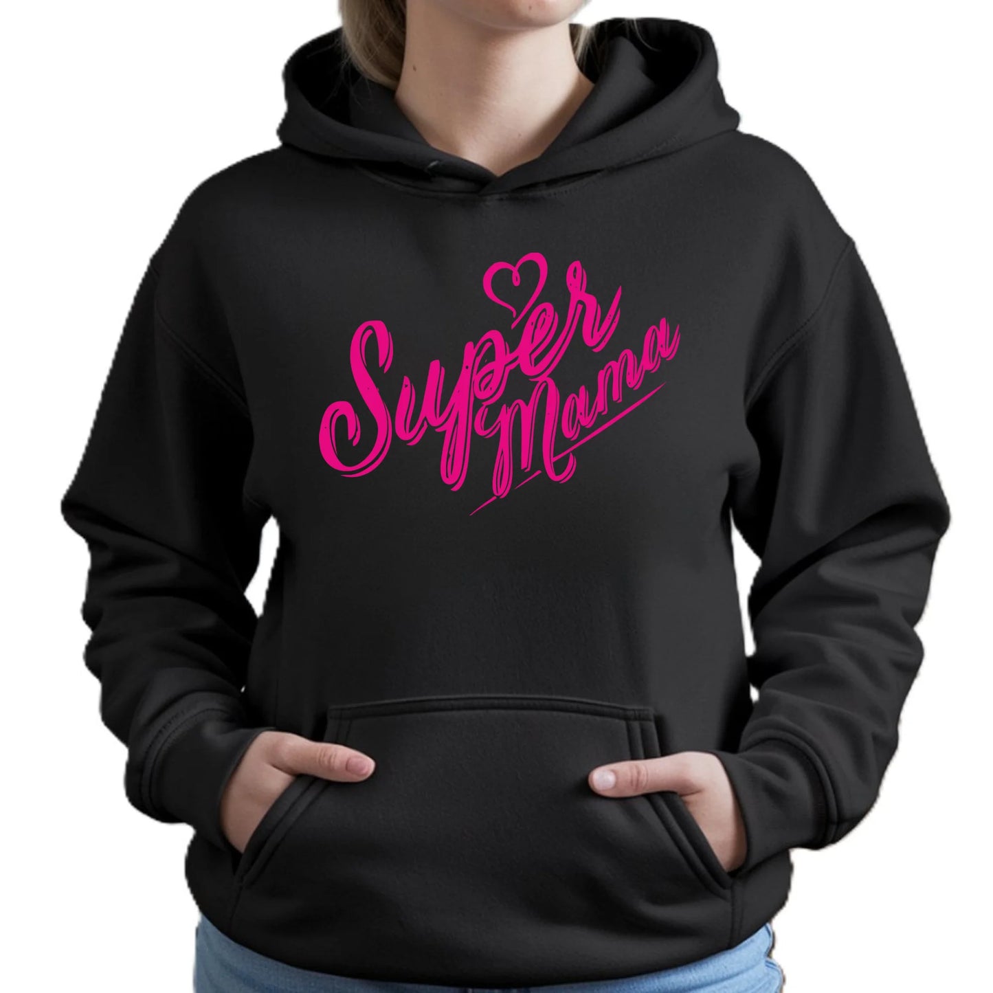 Super mama | Bluza damska z kapturem prezent dla mamy DM21