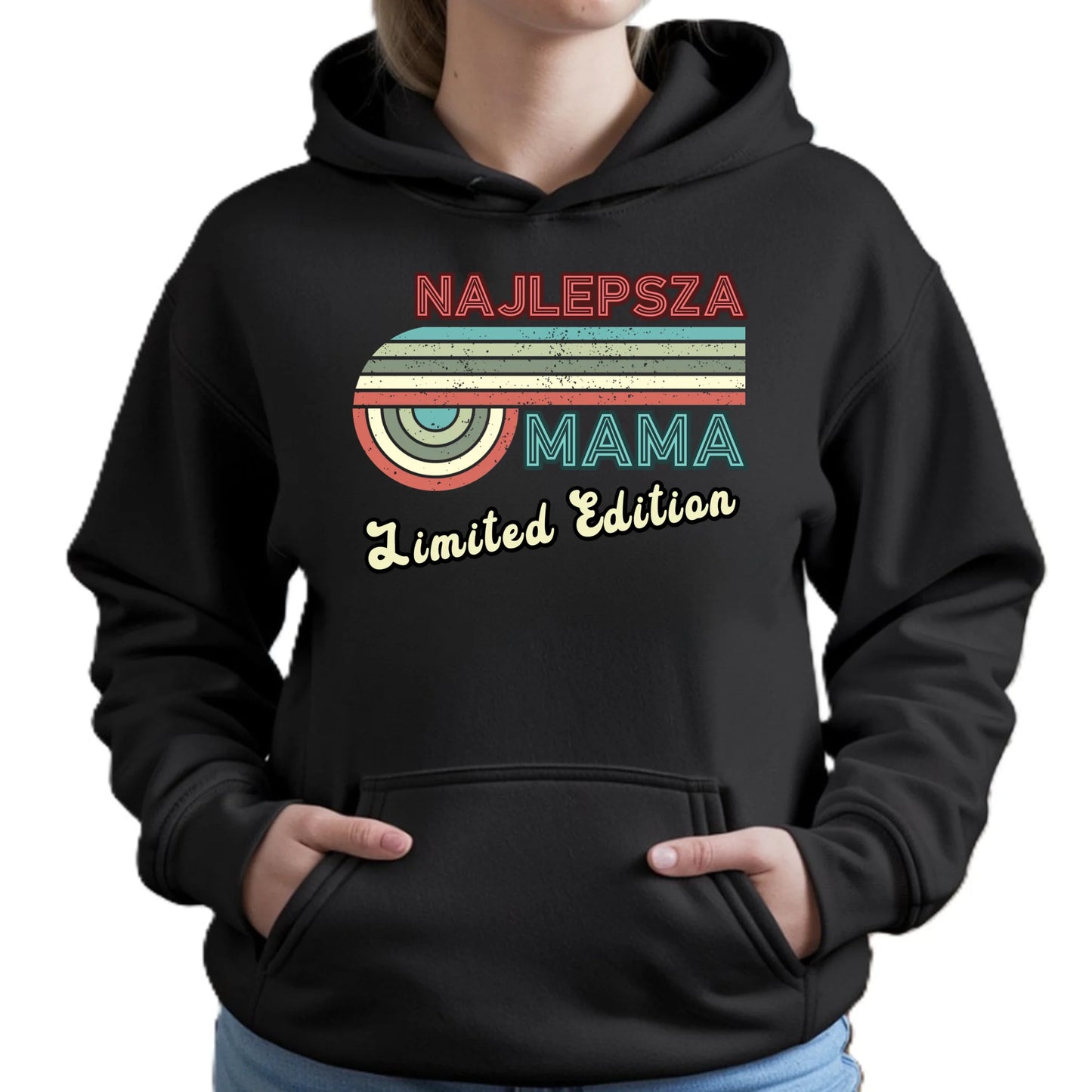 Najlepsza mama | Bluza damska z kapturem prezent dla mamy DM22