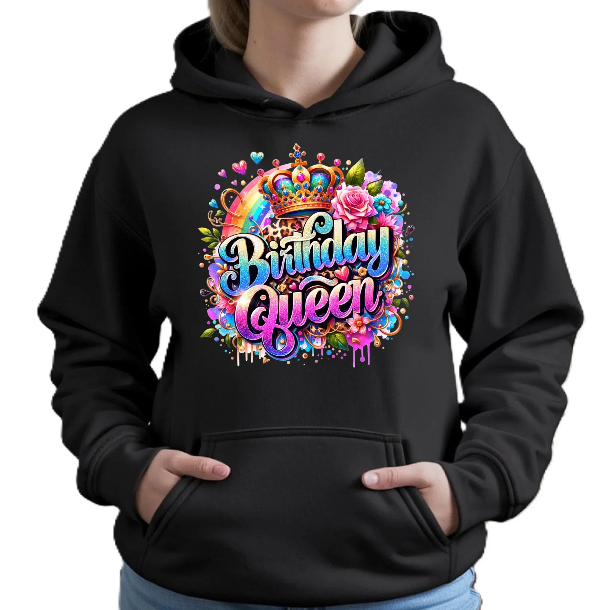 Birthday Queen | Bluza damska z kapturem na urodziny U32 - StoryCups.pl