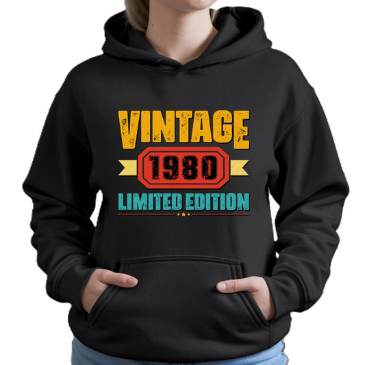 Vintage Limited Edition (data) | Bluza damska z kapturem na urodziny U29