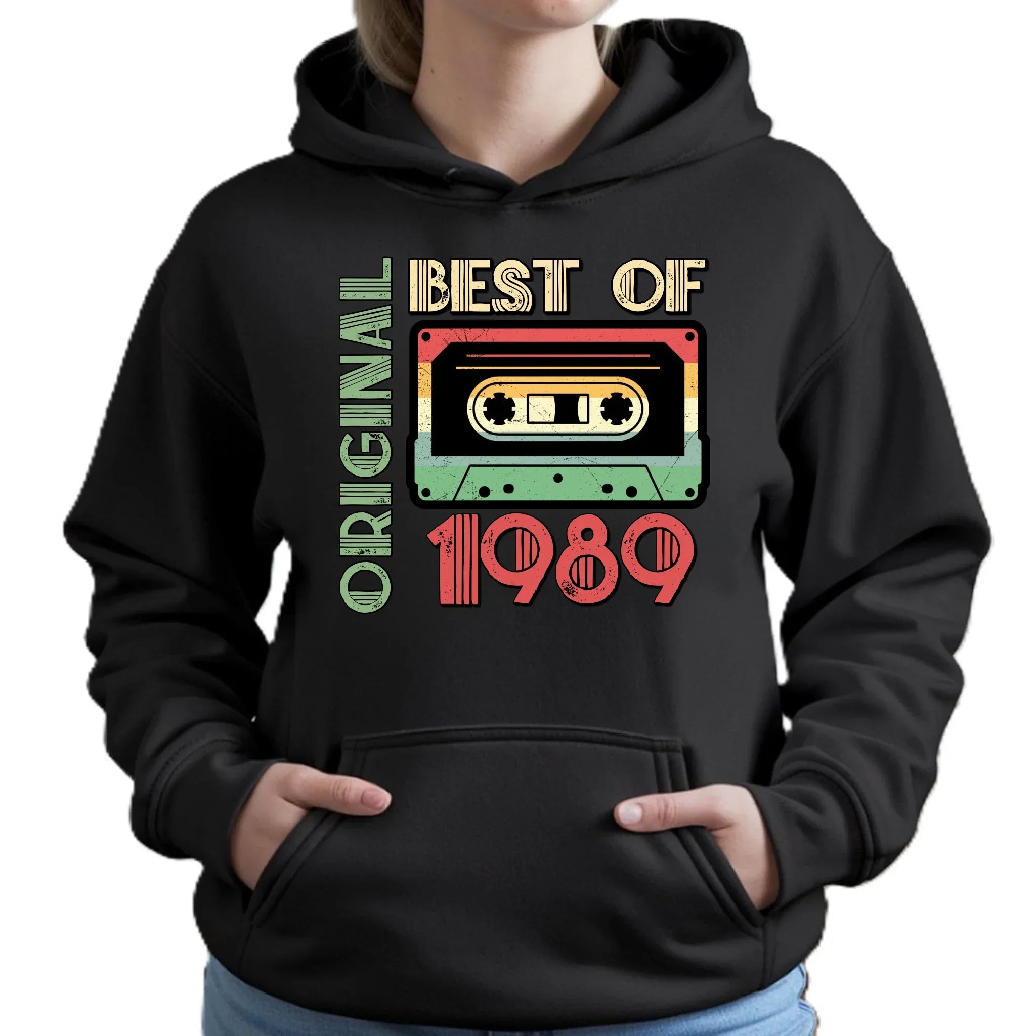 Original 1975 personalizacja | Bluza damska z kapturem na urodziny U30 - StoryCups.pl