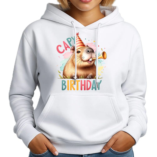 Capy Birthday kapibara | Bluza damska z kapturem na urodziny U21