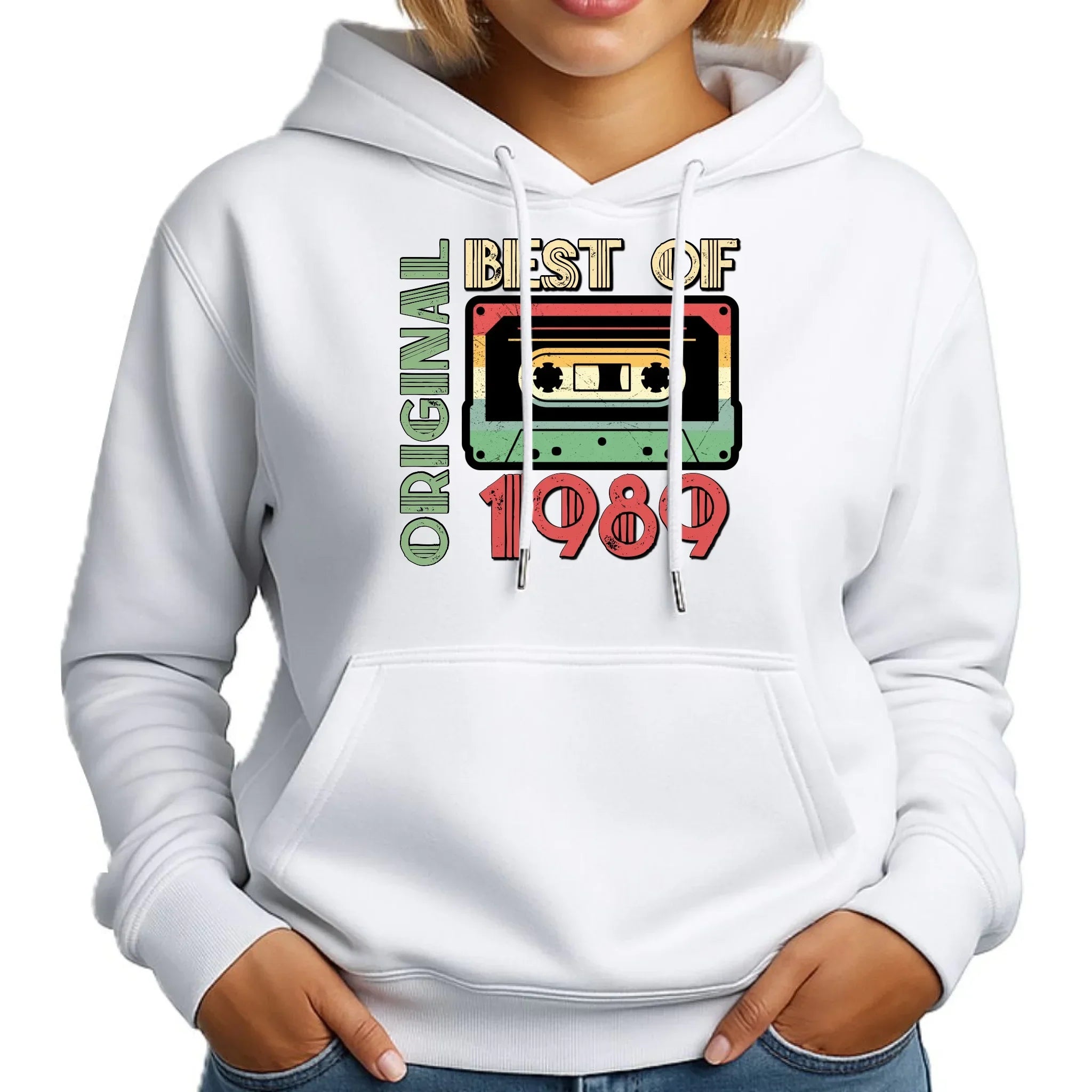 Original 1975 personalizacja | Bluza damska z kapturem na urodziny U30 - StoryCups.pl