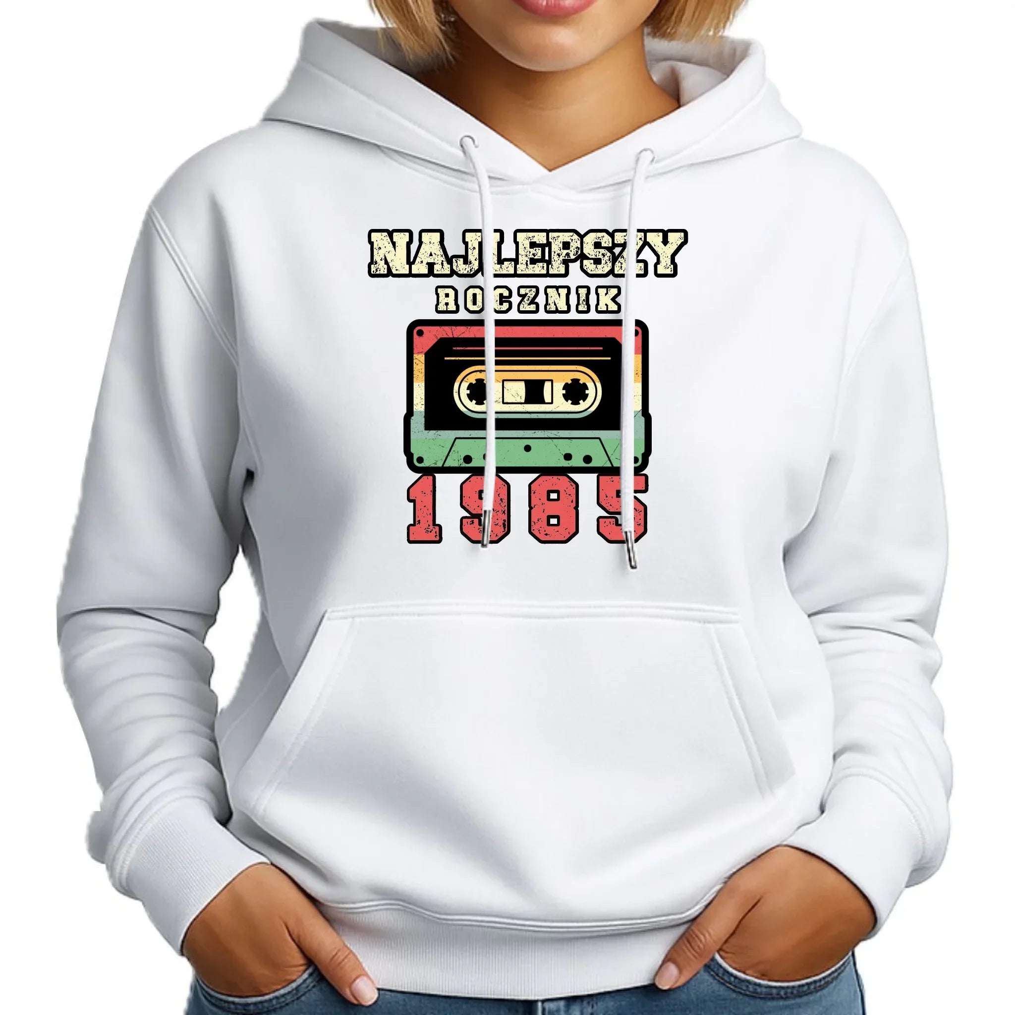 Najlepszy rocznik | Bluza damska z kapturem na urodziny U02 - StoryCups.pl
