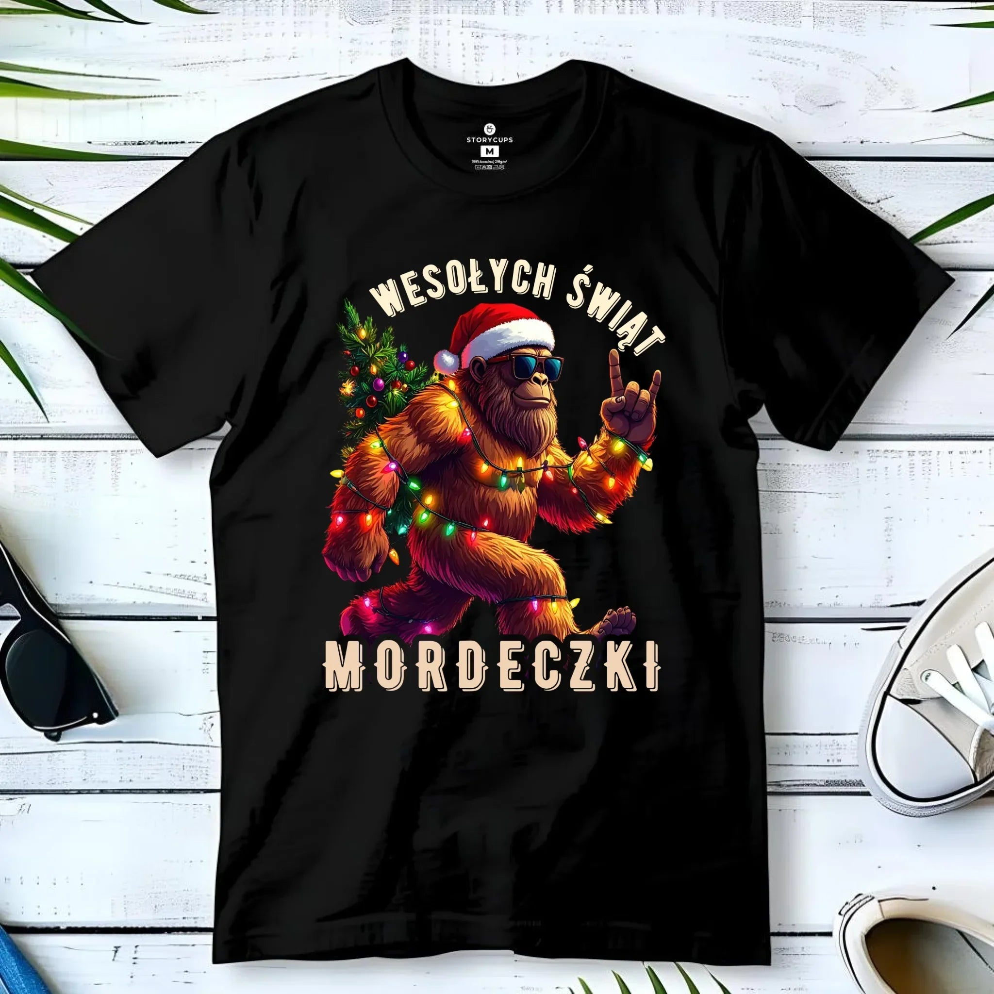 Koszulka dziecięca świąteczna - prezent na święta - Yeti Wesołych Świąt mordeczki BN152 - StoryCups.pl