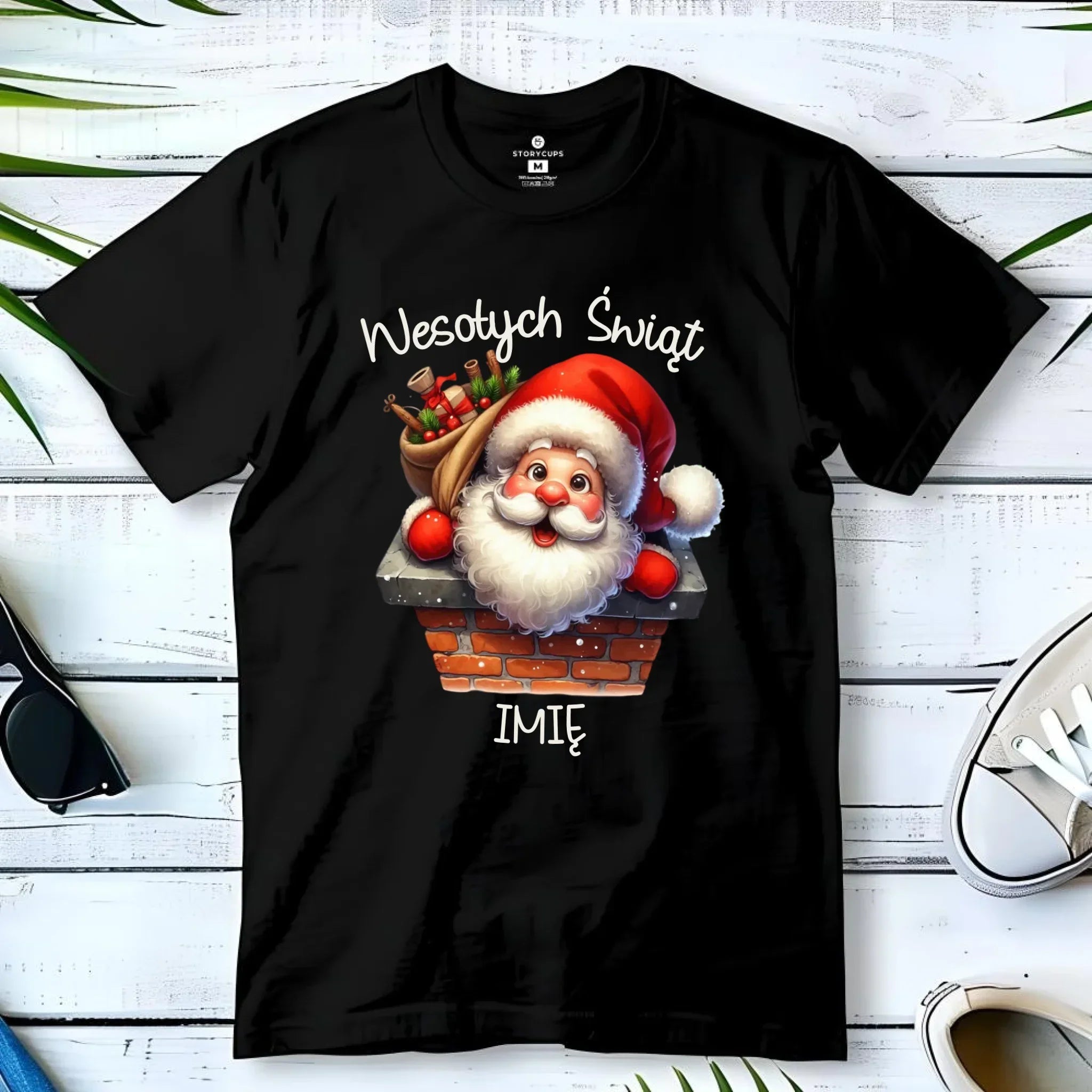 Koszulka dziecięca świąteczna - prezent na Mikołajki Mikołaj - personalizowana BN08 - StoryCups.pl