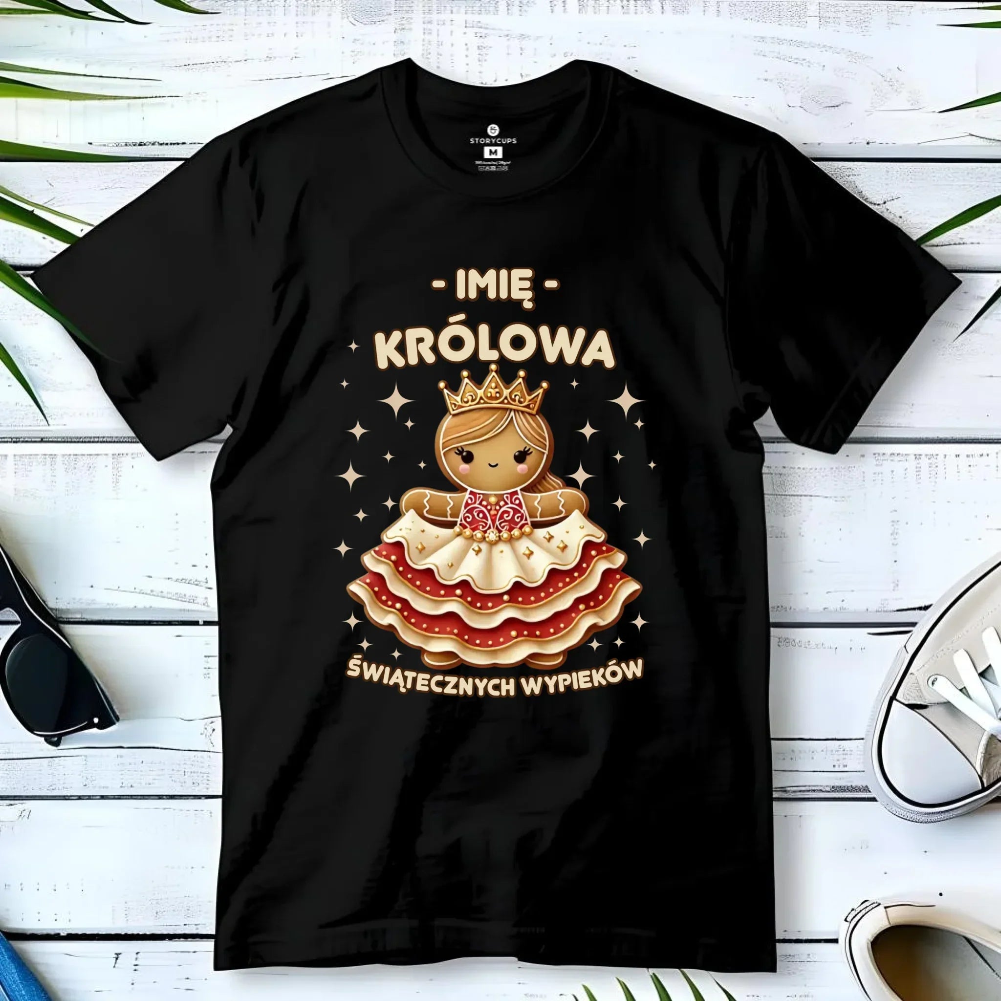 Koszulka dziecięca świąteczna - Królowa świątecznych wypieków - personalizowana BN28 - StoryCups.pl