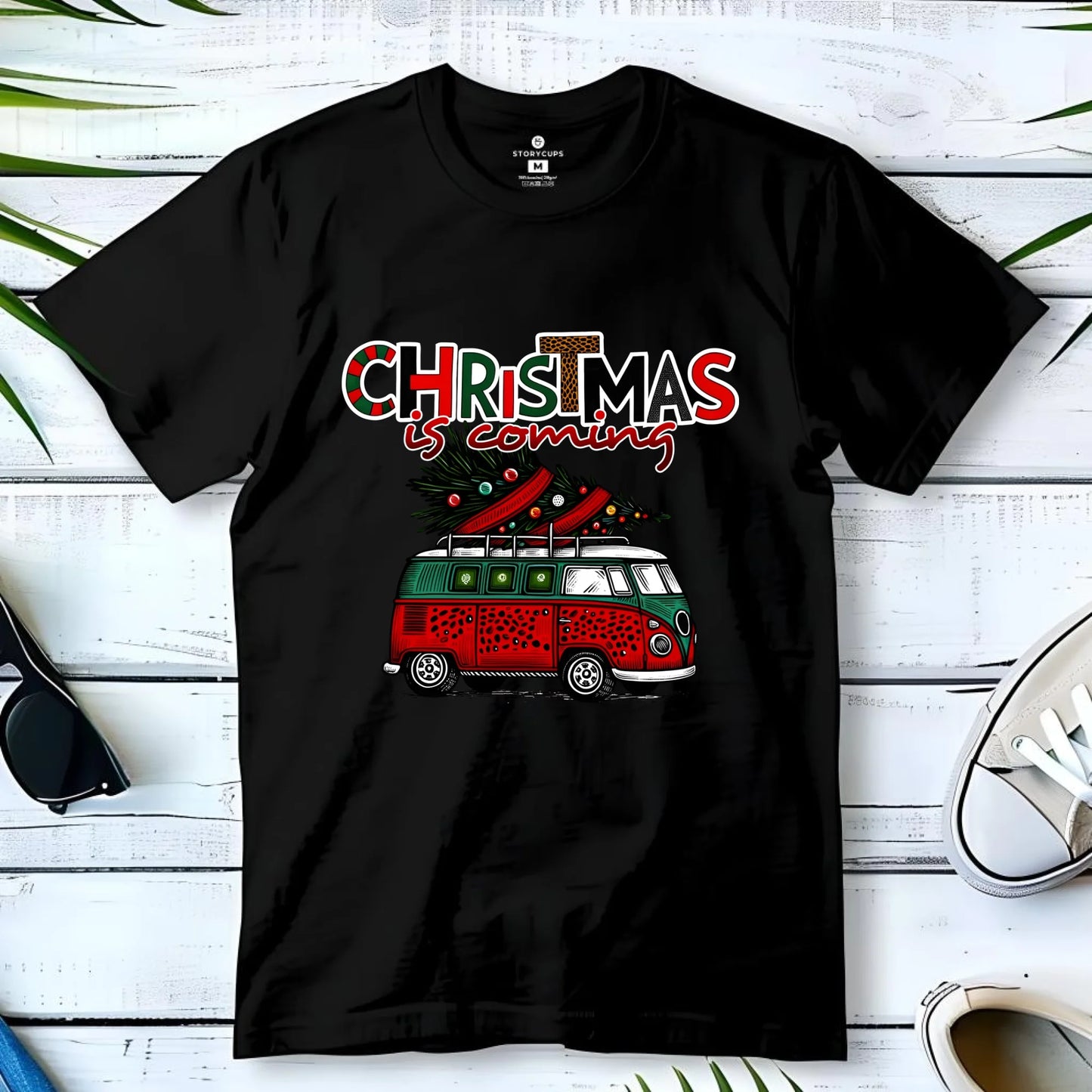 Koszulka dziecięca świąteczna - Kamper Christmas is coming BN42