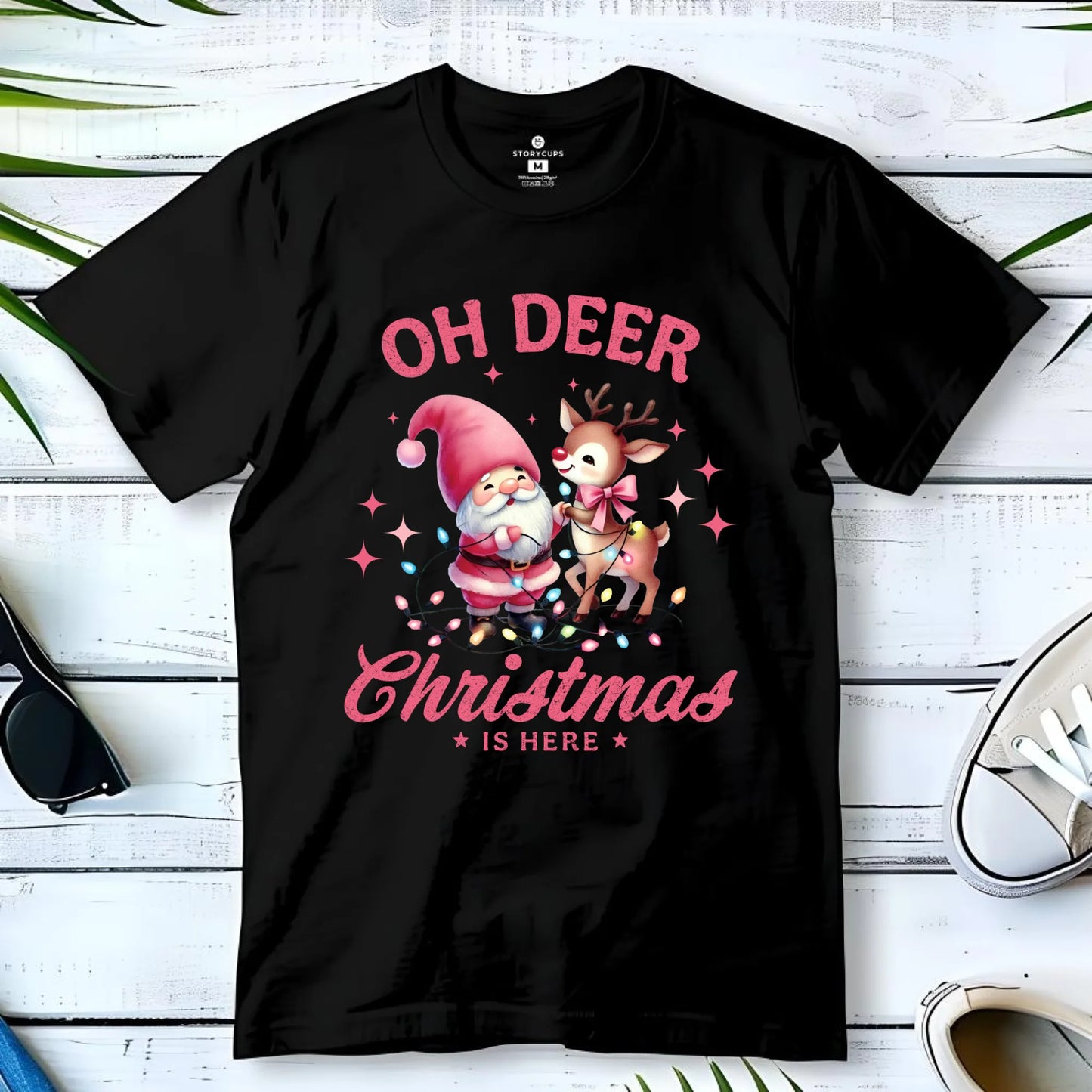 Koszulka dziecięca świąteczna - Oh deer Christmas is here BN59