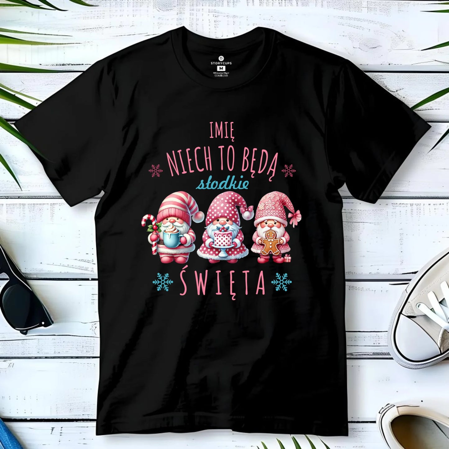 Koszulka dziecięca świąteczna - Skrzaty Słodkie Święta - personalizowana BN57