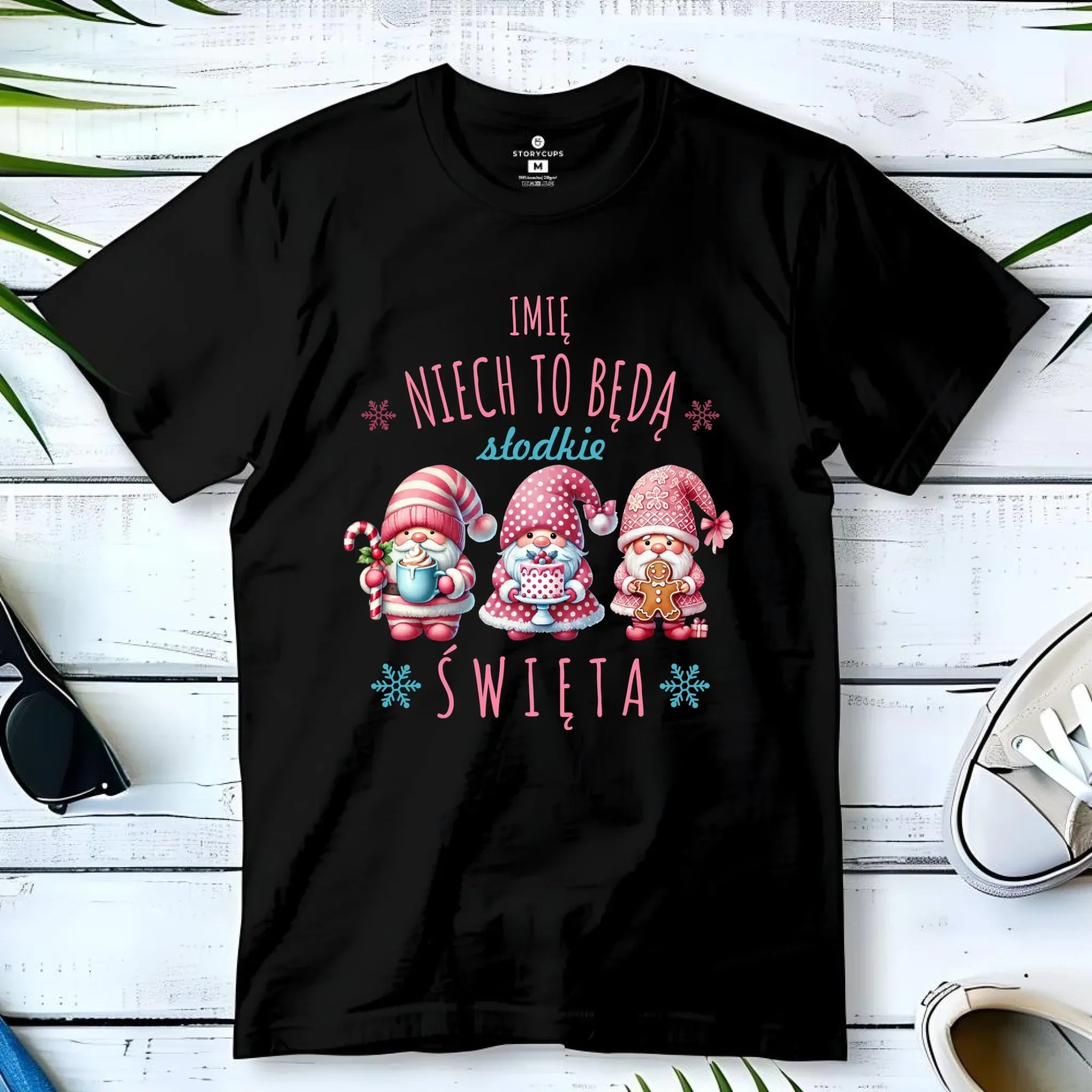 Koszulka dziecięca świąteczna - Skrzaty Słodkie Święta - personalizowana BN57 - StoryCups.pl
