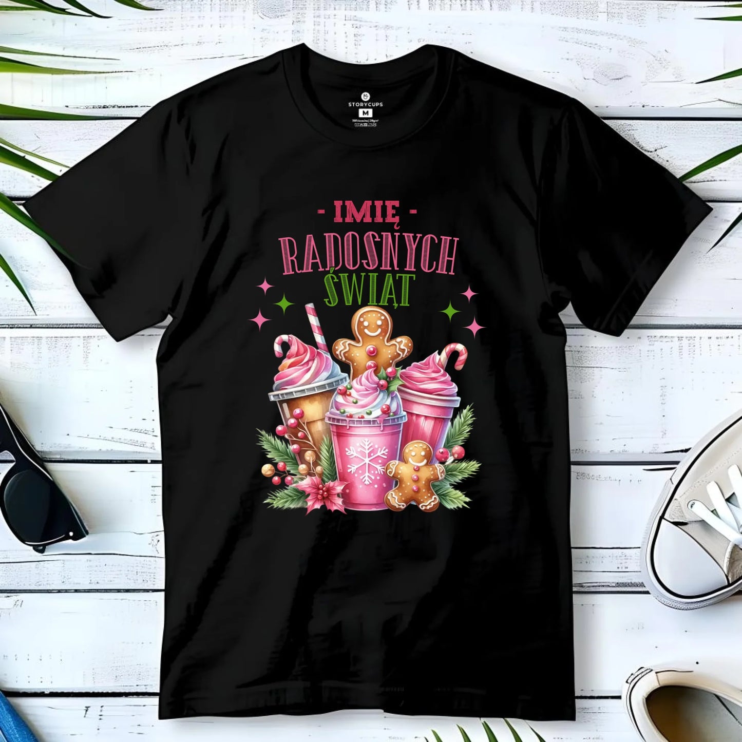 Koszulka dziecięca świąteczna - Radosnych Świąt - personalizowana BN58