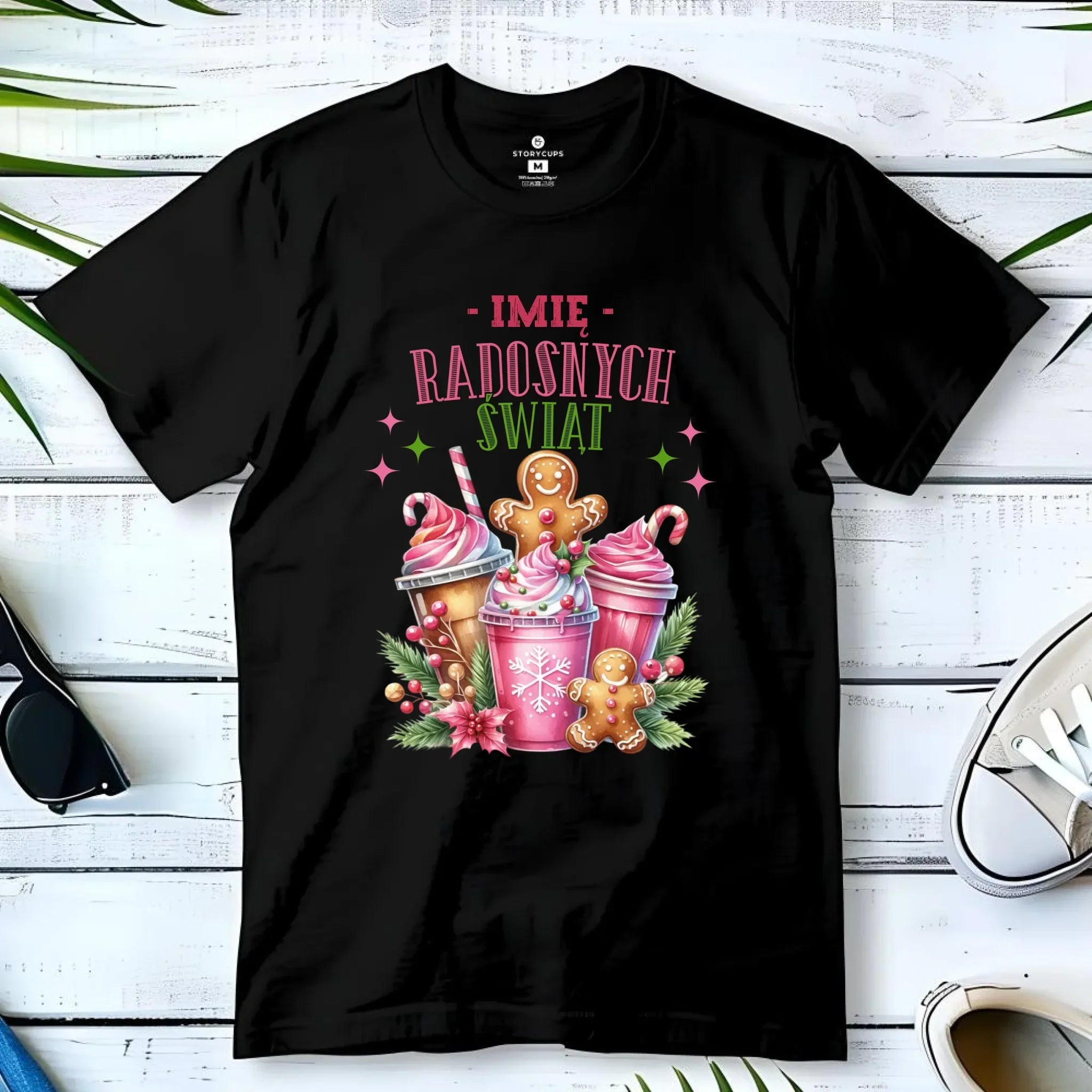 Koszulka dziecięca świąteczna - Radosnych Świąt - personalizowana BN58 - StoryCups.pl