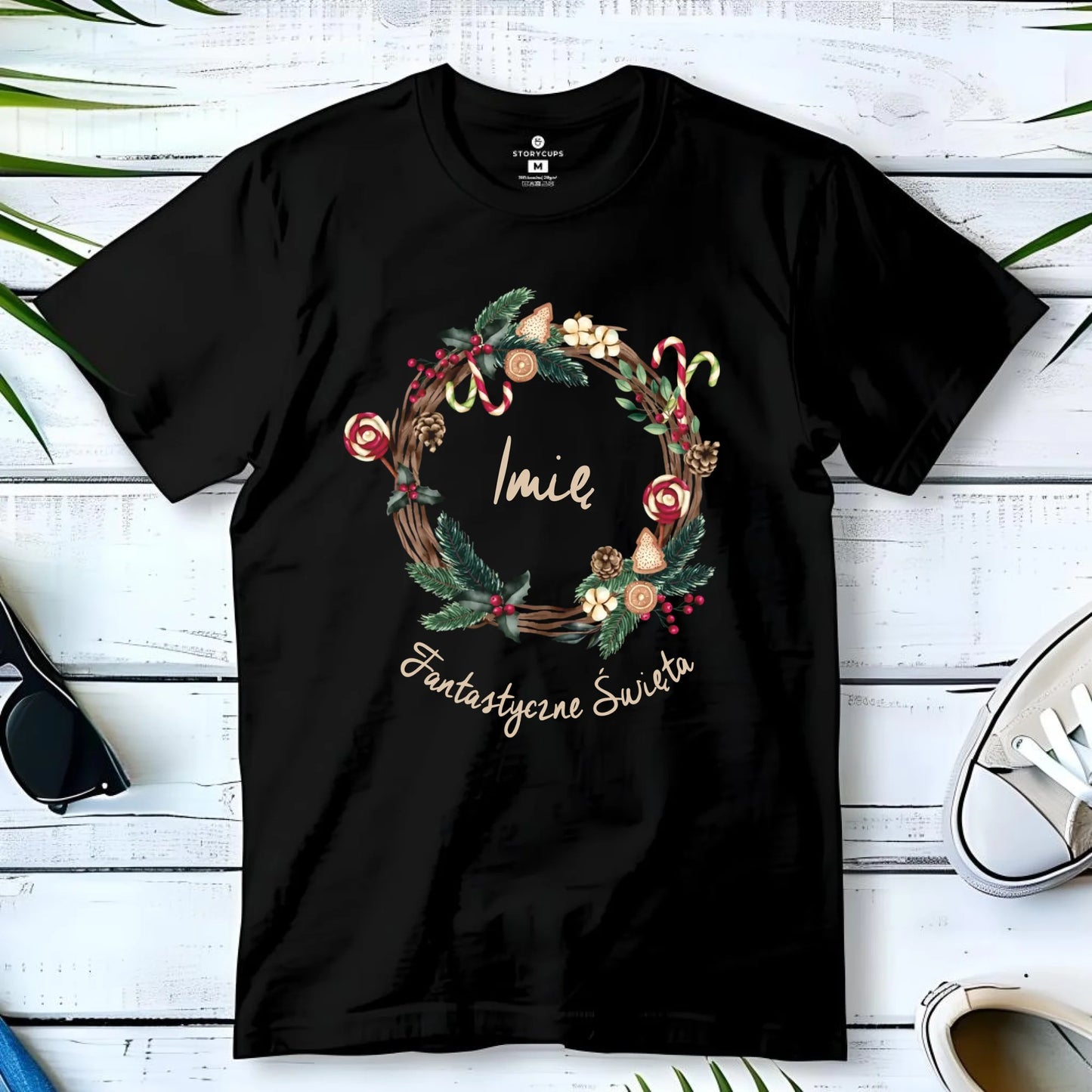 Koszulka dziecięca świąteczna - Fantastyczne Święta - personalizowana BN14