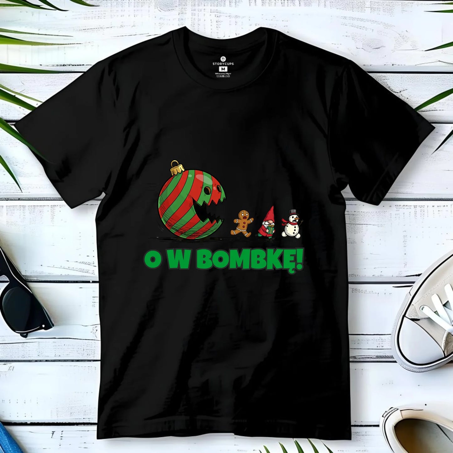 Koszulka dziecięca świąteczna - O w bombkę BN142