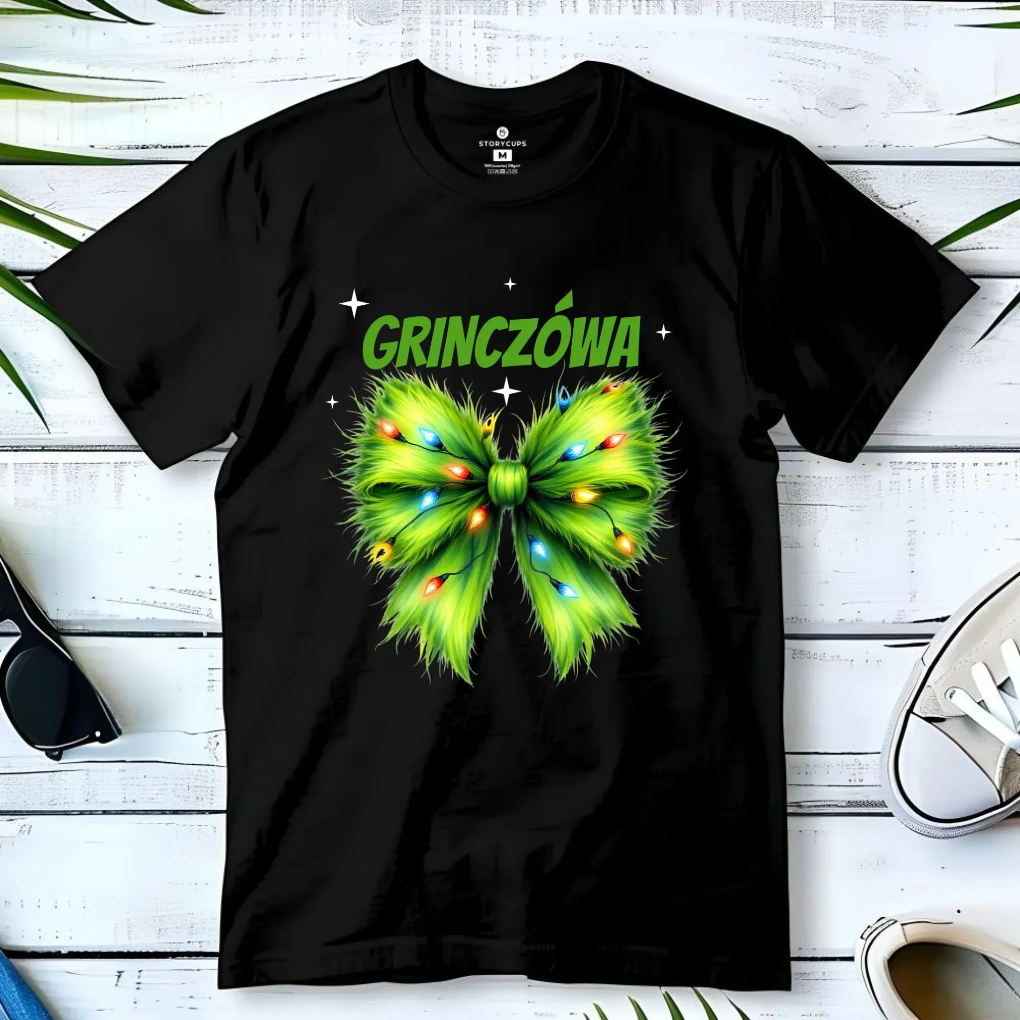 Koszulka dziecięca świąteczna dla dziewczynki - Grinczówa BN114 - StoryCups.pl