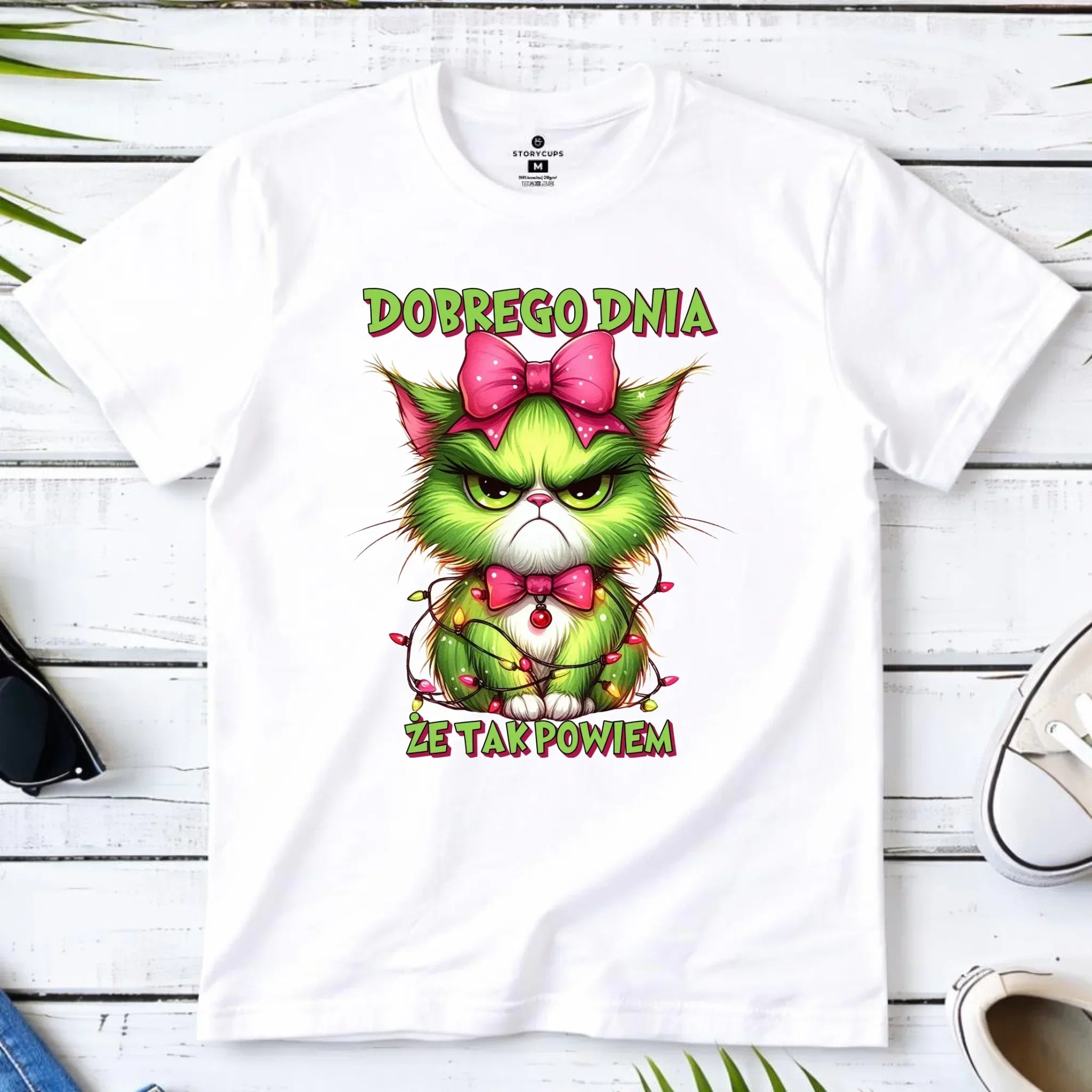 Koszulka dziecięca świąteczna - prezent dla niej - Grinch dobrego dnia, że tak powiem BN153 - StoryCups.pl
