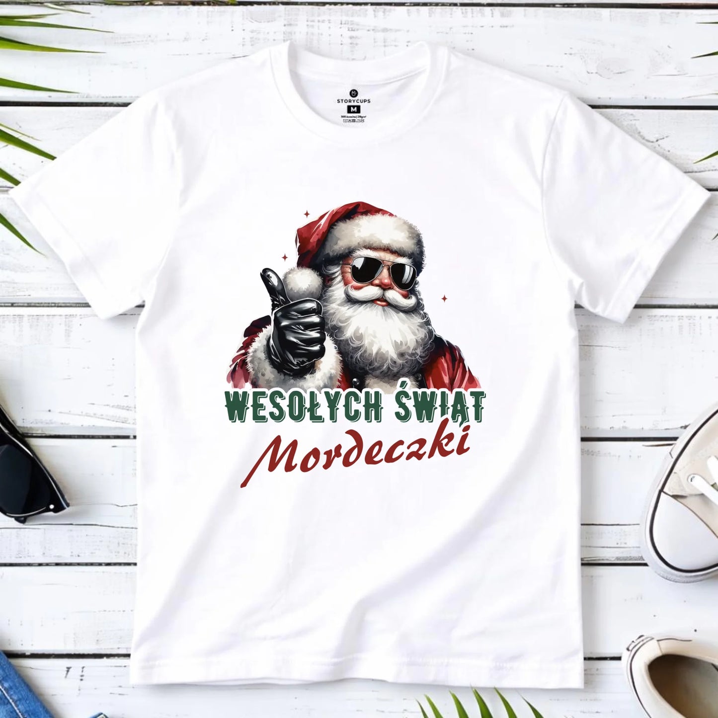 Koszulka dziecięca świąteczna - Mikołaj Wesołych Świąt mordeczki BN65
