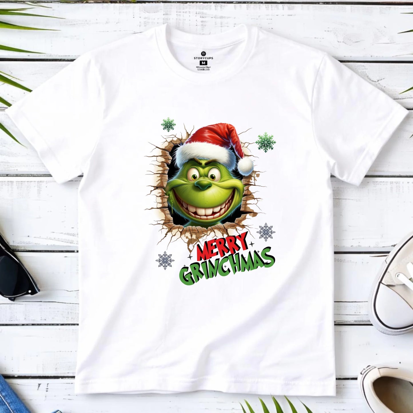 Koszulka dziecięca świąteczna - Grinch - Merry Grinchmas BN113
