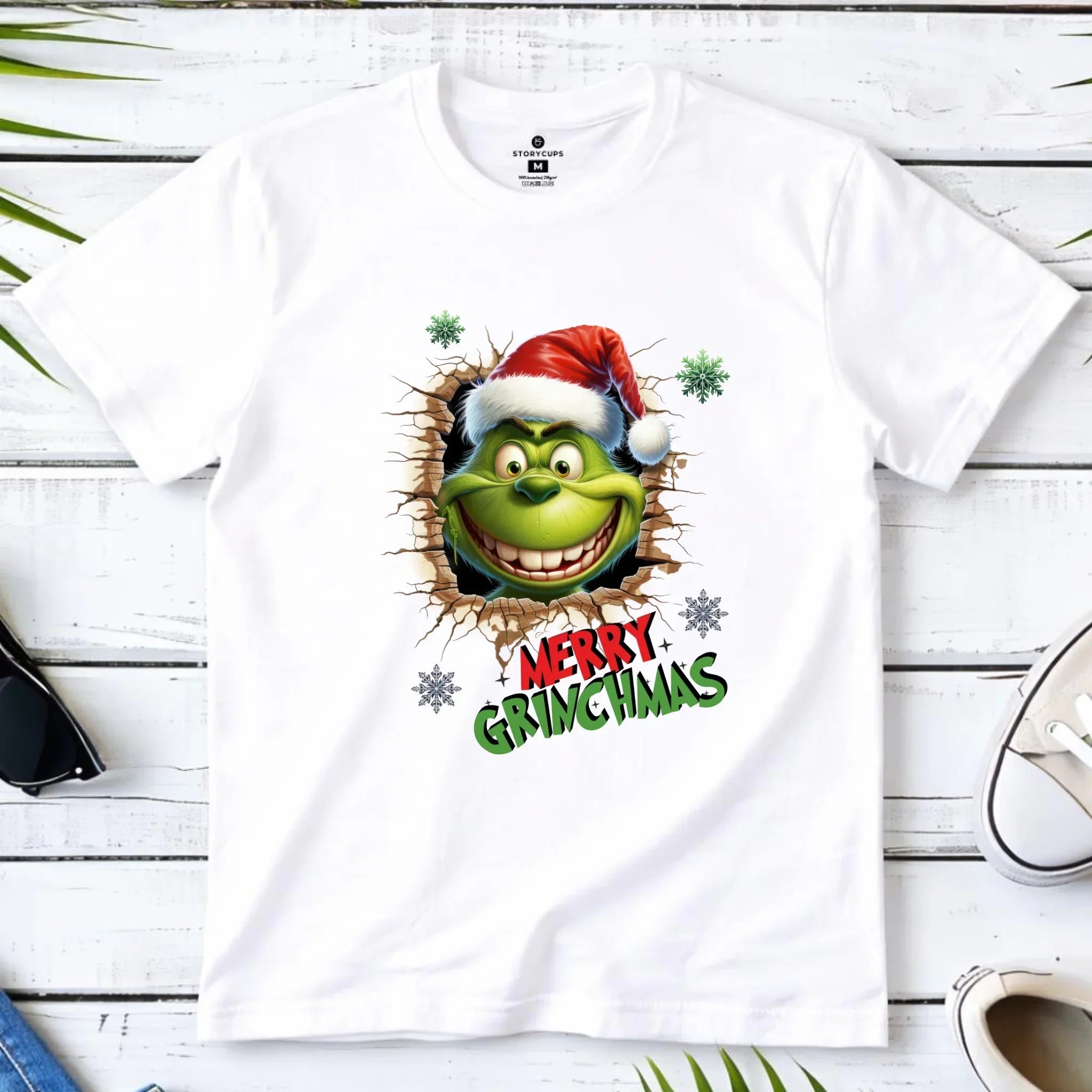 Koszulka dziecięca świąteczna - Grinch - Merry Grinchmas BN113 - StoryCups.pl