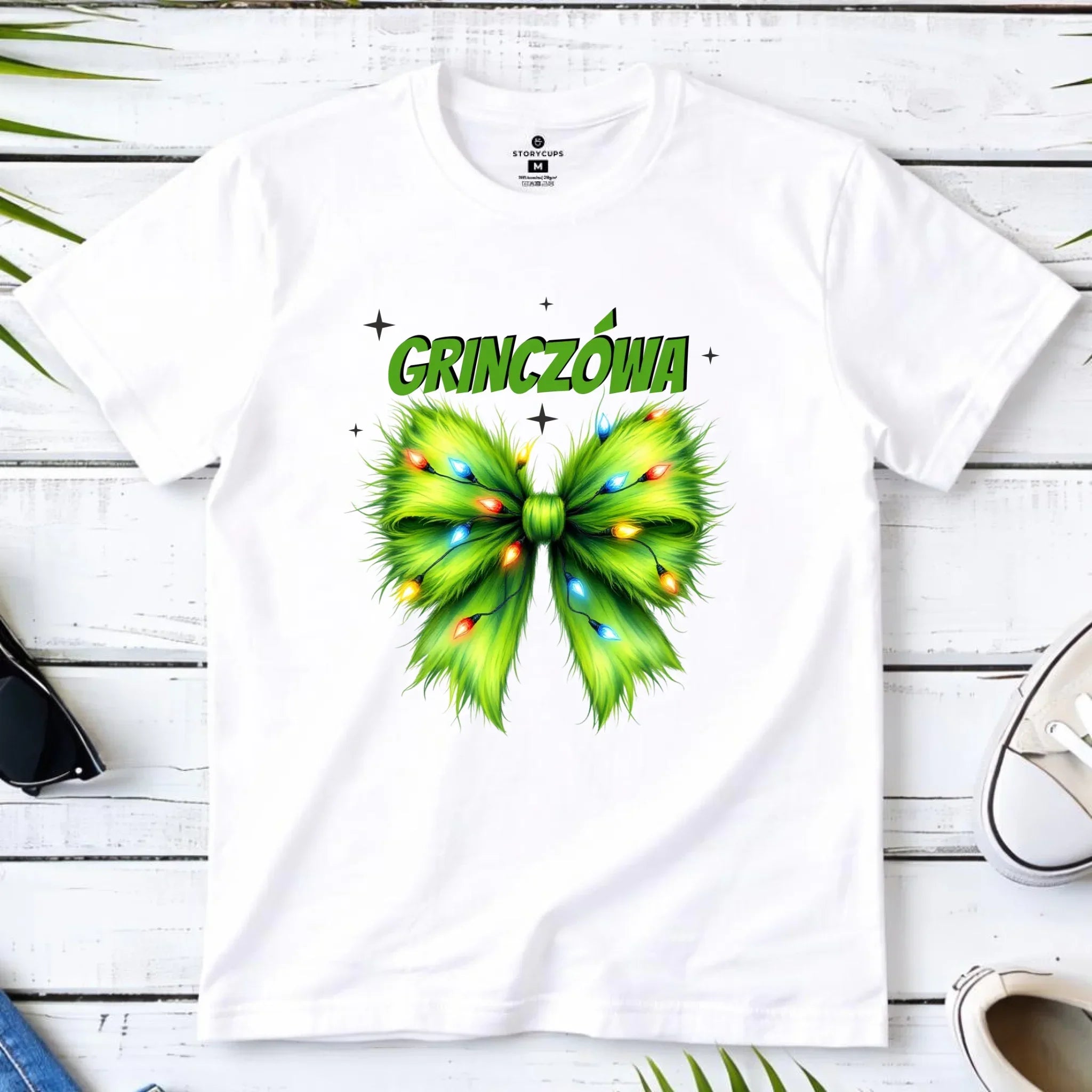 Koszulka dziecięca świąteczna dla dziewczynki - Grinczówa BN114 - StoryCups.pl