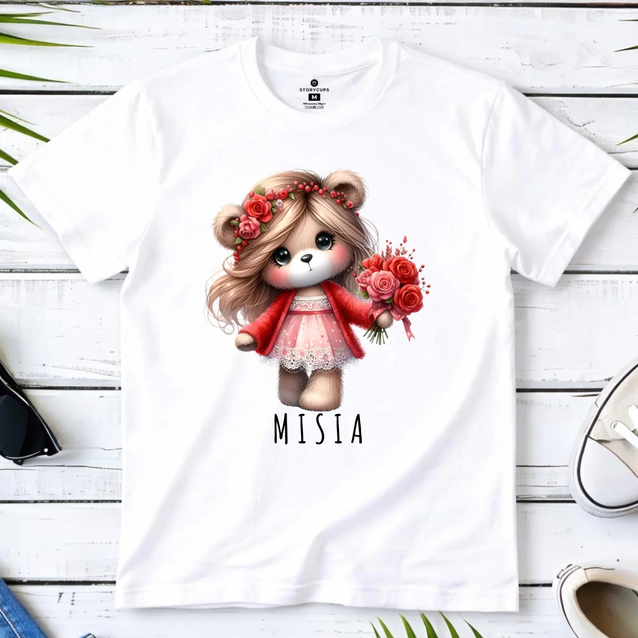 Koszulka dziecięca - Urocza Misia W35 - StoryCups.pl
