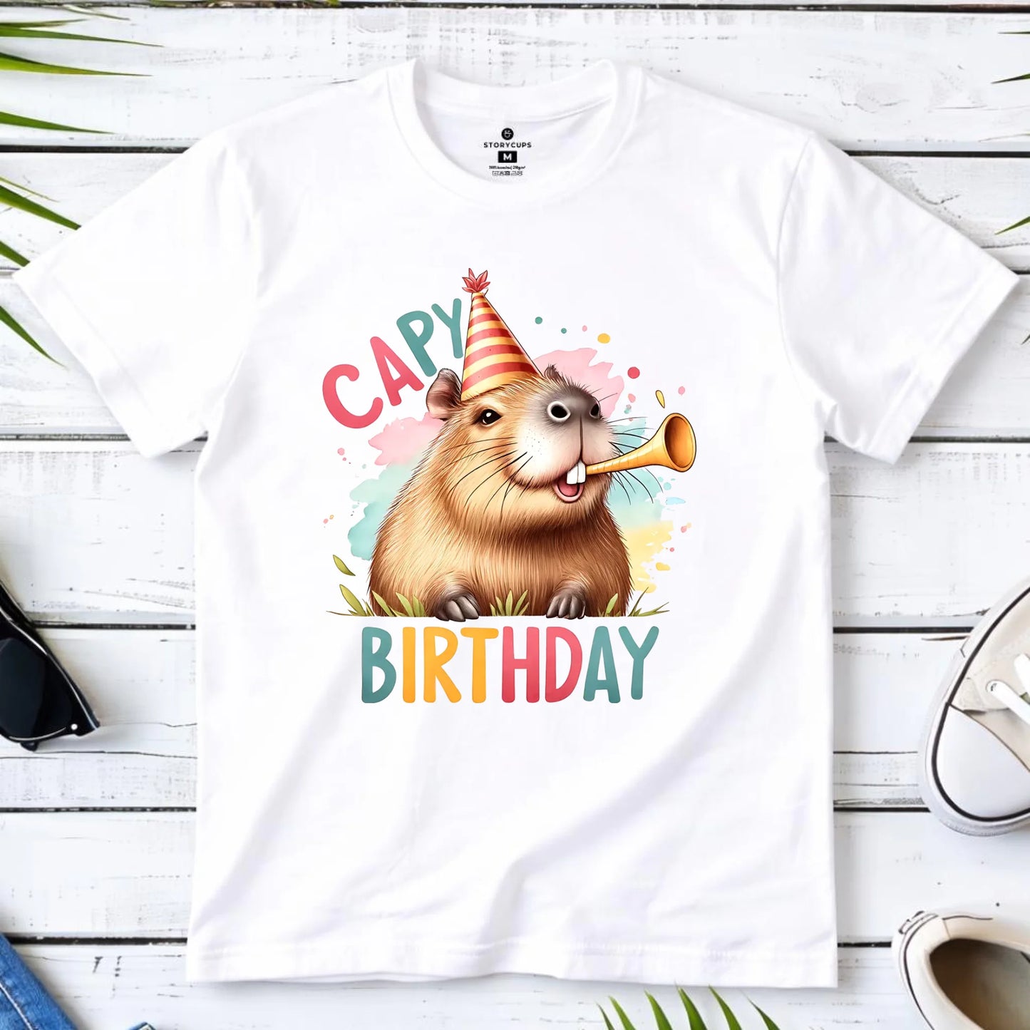Koszulka dziecięca urodzinowa - prezent na urodziny - Kapibara U21