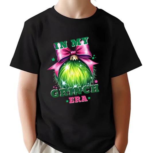 Koszulka dziecięca świąteczna - In my Grinch era BN26