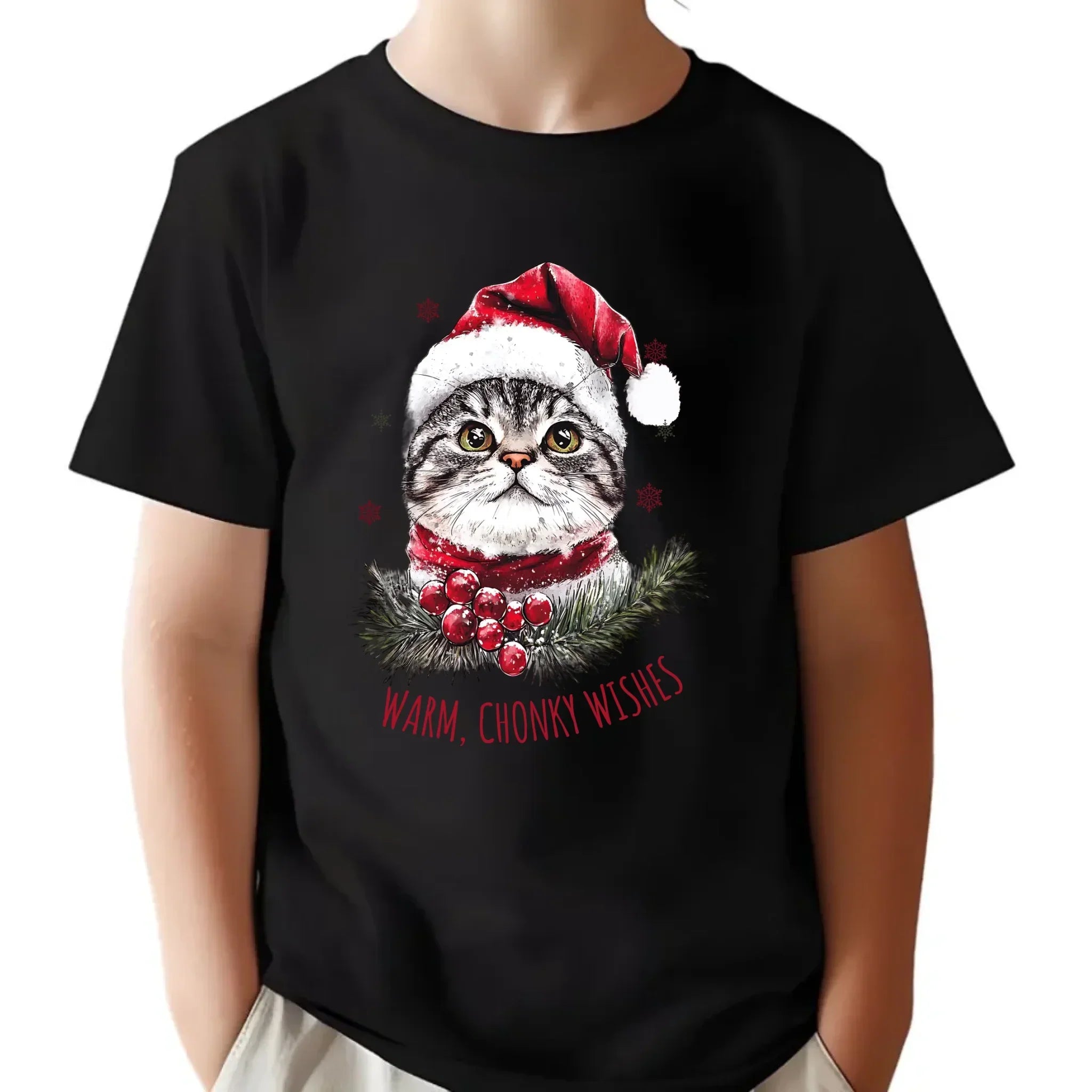 Koszulka dziecięca świąteczna - Warm, Chonky Wishes BN36 - StoryCups.pl
