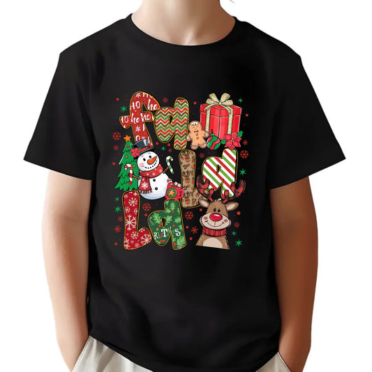 Koszulka dziecięca świąteczna - Fa la la BN71