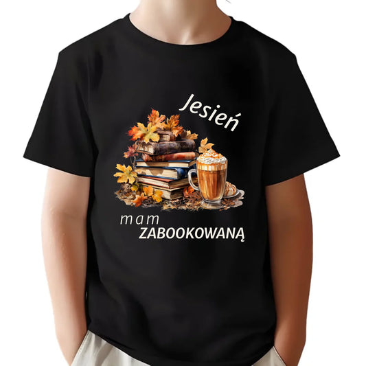 Koszulka dziecięca jesienna - Jesień mam zabookowaną JS28
